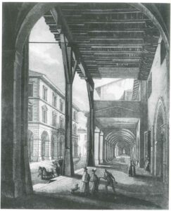 portico Casa Isolani Antono Basoli 1832